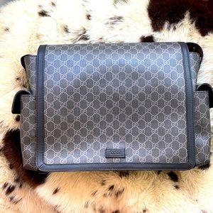 Gucci GG supreme diaper bag